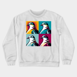 Pop Ring-Necked Dove Art - Cool Birds Crewneck Sweatshirt